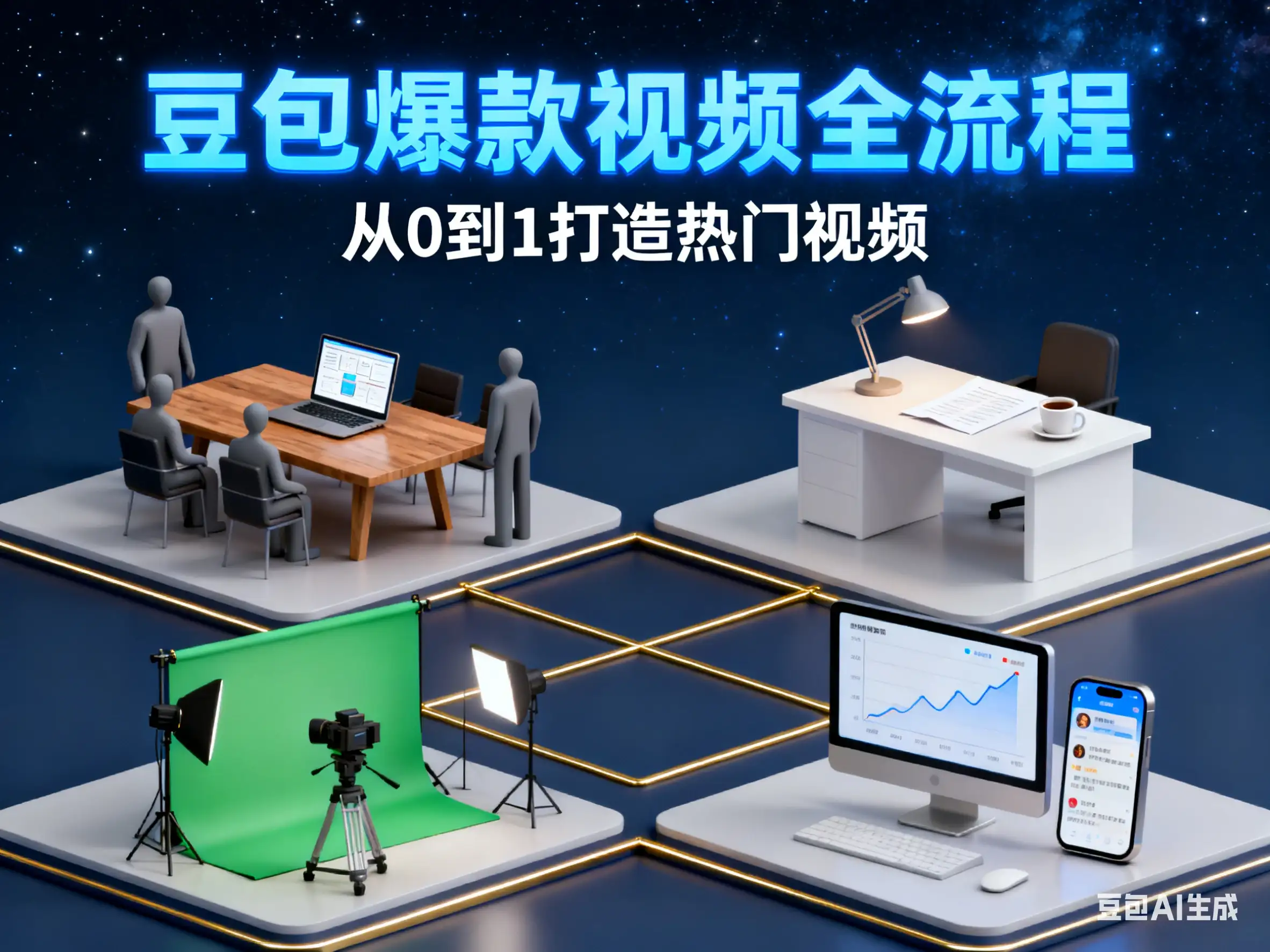 豆包爆款视频全流程-优优云创