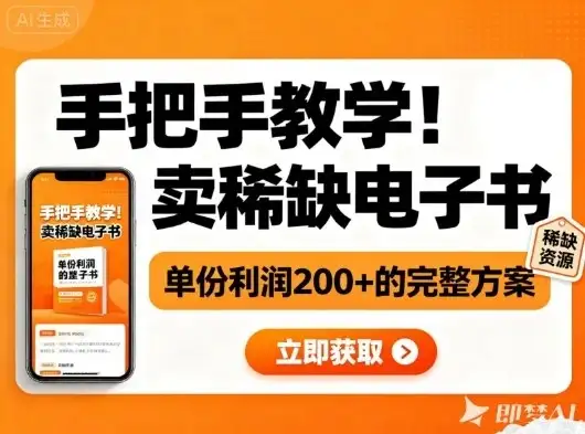 手把手教学！在小红书卖稀缺电子书，单份利润2张+的完整方案-副业吧