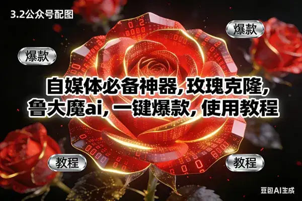 (16919期)玫瑰克隆神器,ai鲁大魔,自媒体必备软件,一键爆款工具,详细教程 (16919期)玫瑰克隆神器,ai鲁大魔,自媒体必备软件,一键爆款工具,详细教程