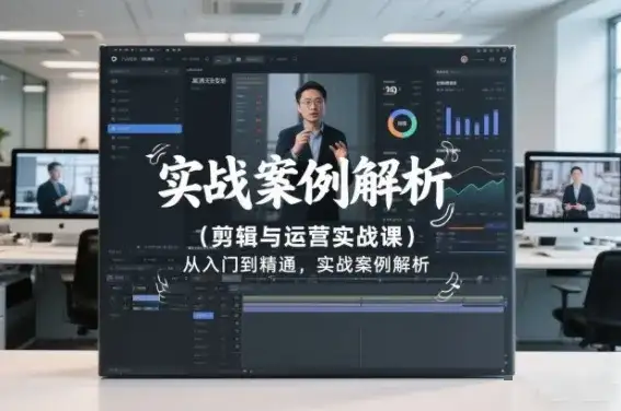 剪辑与运营实战课，从入门到精通，实战案例解析（更新2026）-副业吧