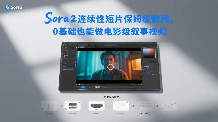 Sora2连续性短片保姆级教程，0基础也能做电影级叙事视频-副业吧