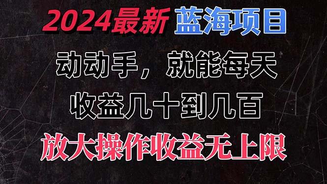 有手就行的2024全新蓝海项目，每天1小时收益几十到几百，可放大操作收...-云创网
