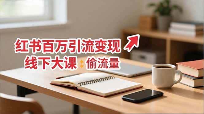 （16661期）小红书百万引流变现-11月线下大课：分享从0到百万引流路径，手把手教偷流量、拿结果-副业吧