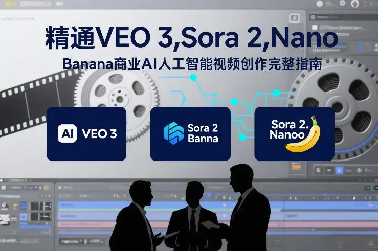 【精】精通VEO 3，Sora 2，Nano Banana商业AI人工智能视频创作完整指南-副业吧