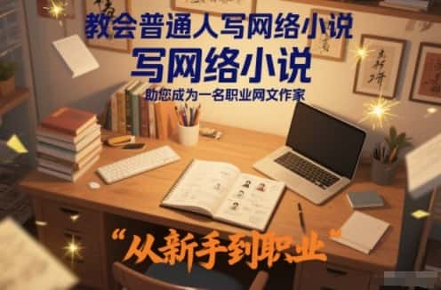 教会普通人写网络小说，助您成为一名职业网文作家-优优云创