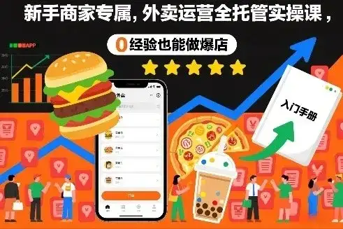 【精】新手商家专属,外卖运营全托管实操课,0经验也能做爆店-副业吧