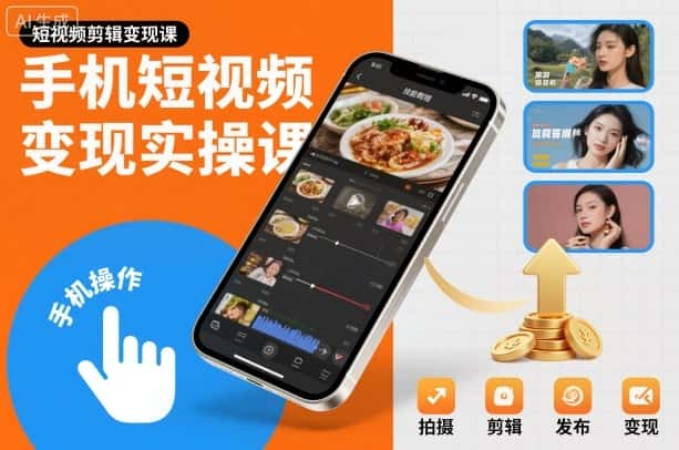 手机短视频变现实操课,短视频剪辑变现课 手机短视频变现实操课,短视频剪辑变现课