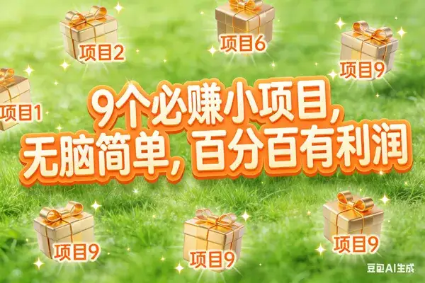 （17058期）10个必赚小项目，无脑简单，百分百有利润，副业首选，日入300+-副业吧
