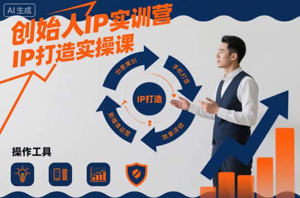 创始人IP实训营，IP打造实操课-副业吧