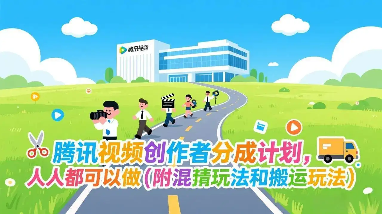 (17137期)腾讯视频创作者分成计划,人人都可以做(附混剪玩法和搬运玩法)-副业吧