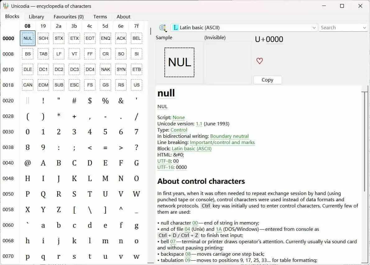 Unicode字符查询Unicodia v3.0.8绿色版-副业吧
