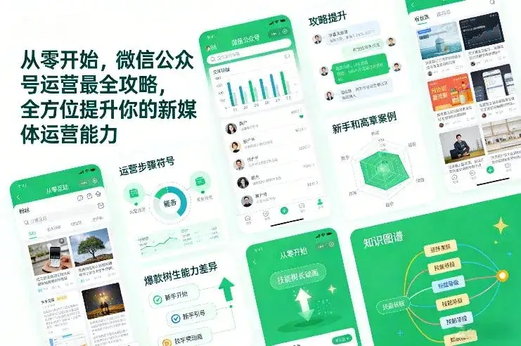 【精】从零开始，微信公众号运营最全攻略，全方位提升你的新媒体运营能力-副业吧