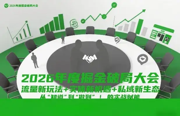 2026年度掘金破局大会，流量新玩法+实体新机遇+私域新生态，从“知道”到“做到”的实战赋能-副业吧