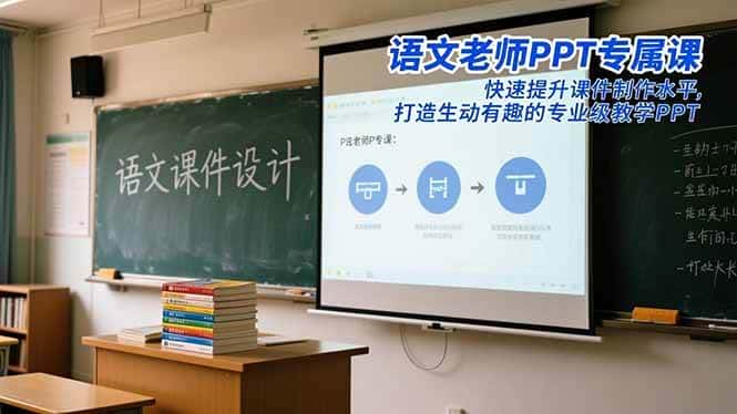 （16596期）语文老师PPT专属课：快速提升课件制作水平，打造生动有趣的专业级教学PPT-优优云创