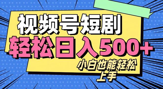 视频号最新玩法制作，热门短剧日入500+-云创网