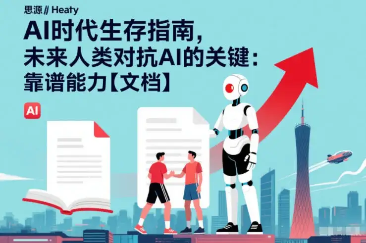 AI时代生存指南，未来人类对抗AI的关键：靠谱能力【文档】-副业吧