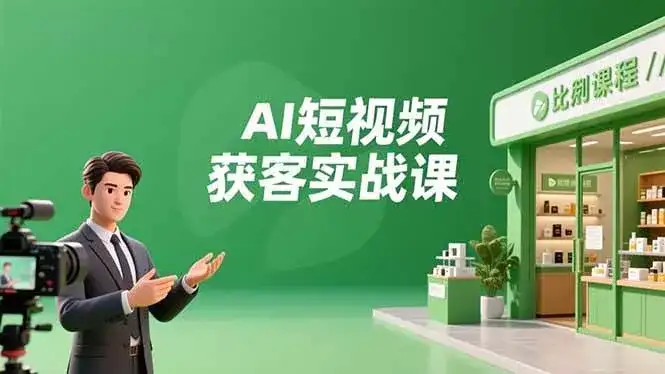 （16747期）AI短视频获客实战课，数字人创作、实体行业应用、精准引流，30天获取客源月入6万+-副业吧