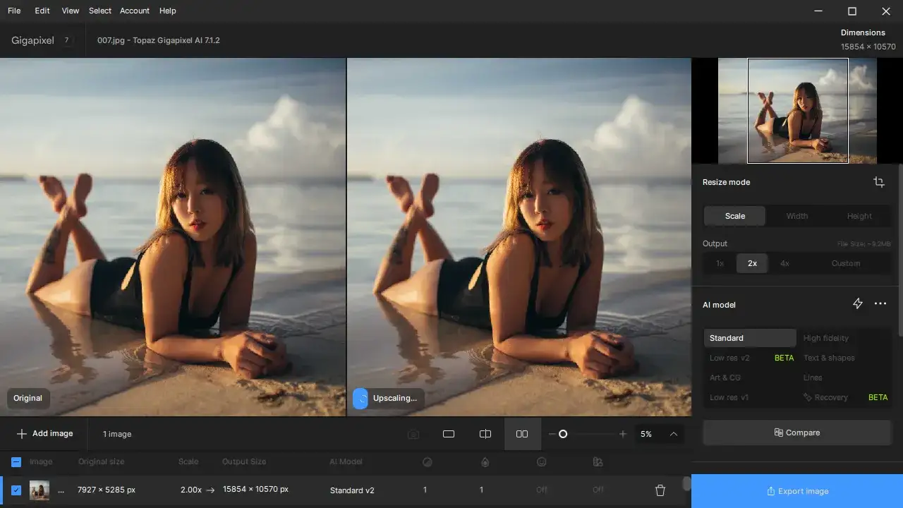 Ai图像放大Topaz Gigapixel v1.1.0高级版-副业吧