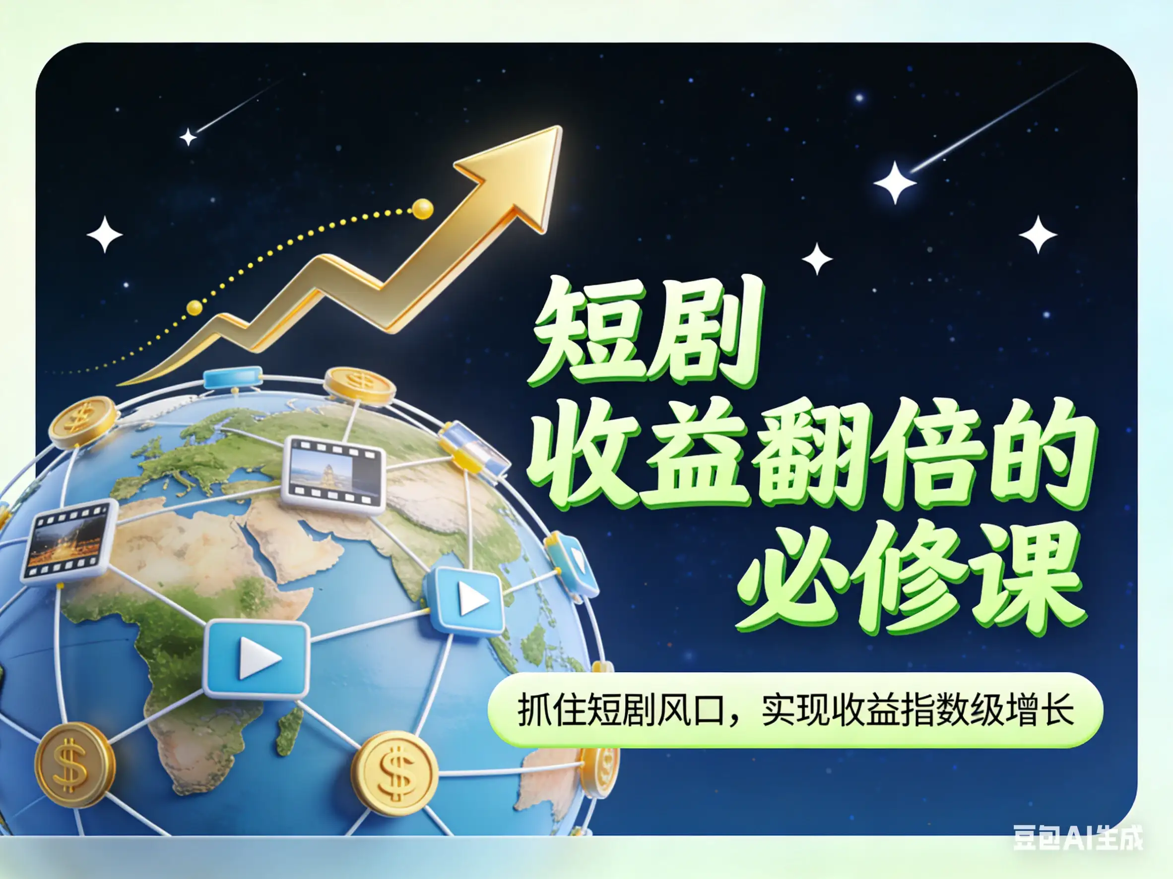 短剧 收益翻倍的必修课-优优云创