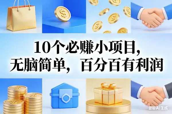 （17152期）9个必赚小项目，无脑简单，百分百有利润，副业首选，日入200+-副业吧