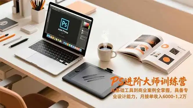 （16868期）PS进阶大师训练营，从基础工具到商业案例全掌握，具备专业设计能力，月接单收入6000-1.2万-优优云创