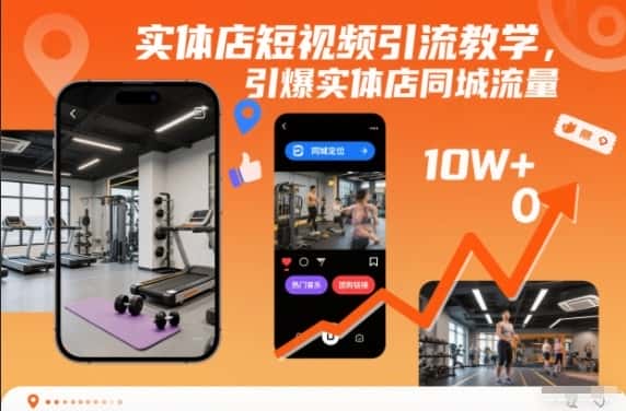 实体店短视频引流教学，引爆实体店同城流量-优优云创