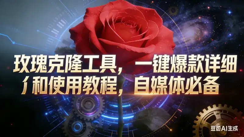 (16837期)玫瑰克隆工具,鲁大魔ai,自媒体必备神器,一键爆款,详细介绍,和使用教程 (16837期)玫瑰克隆工具,鲁大魔ai,自媒体必备神器,一键爆款,详细介绍,和使用教程